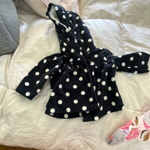 Carter's Black and White Polka Dot Puffer Jacket